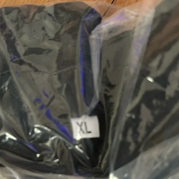 New in the bag black sweatshirt and sweatpants sealed in package.  Sz S, Med, XL - Picture 10 of 13